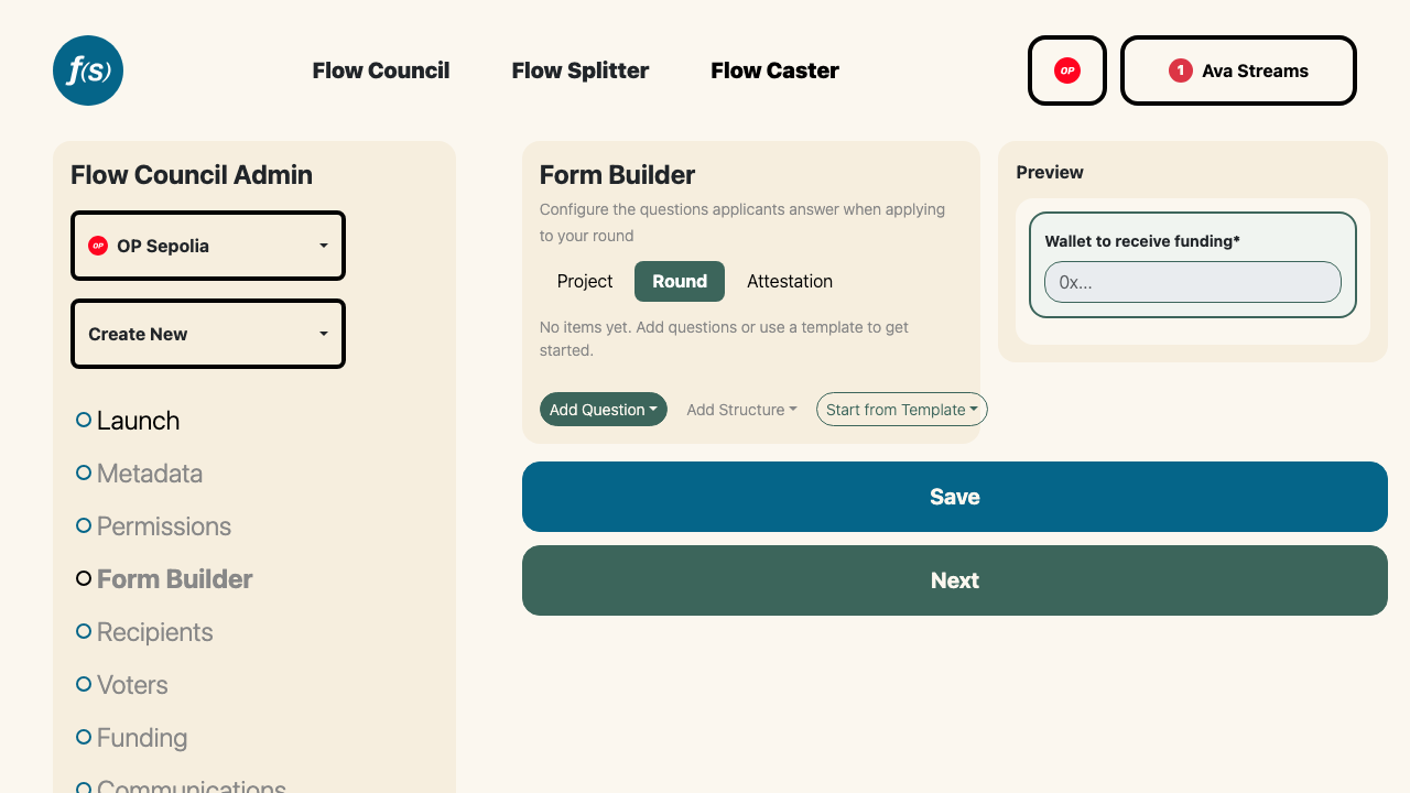 Form builder